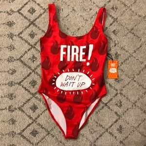 Forever21 x Taco Bell Red Fire Bodysuit Size S 🔥